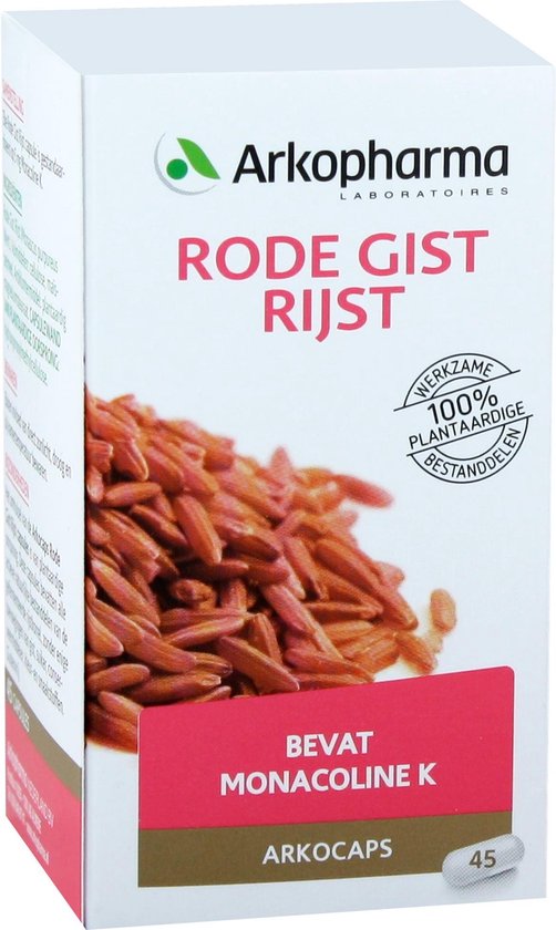 Bio Rode Gist Rijst Arkocaps Rode gist rijst - 45 capsules - Voedingssupplement | bol.com