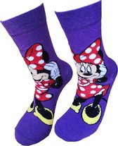 Minnie Mouse  Sokken - Leuke sokken - Vrolijke sokken - Luckyday Socks - Sokken met tekst - Aparte Sokken - Socks waar je Happy van wordt