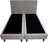 Bedworld Boxspring 140x190 - Geveerd - Seudine - Grijs (ONC95)