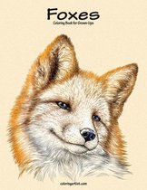 Foxes Coloring Book for Grown-Ups 1