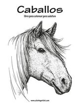 Caballos libro para colorear para adultos 1