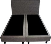 Bedworld Boxspring 140x200 - Geveerd - Waterafstotend grof - Antraciet (P96)