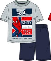 Spiderman pyjama - grijs  - blauw - Maat 116 / 6 jaar