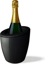 DEMI Basic - Design Champagnekoeler / Wijnkoeler - Italian Design - Zonder ijs, met Ice Packs -Zwart
