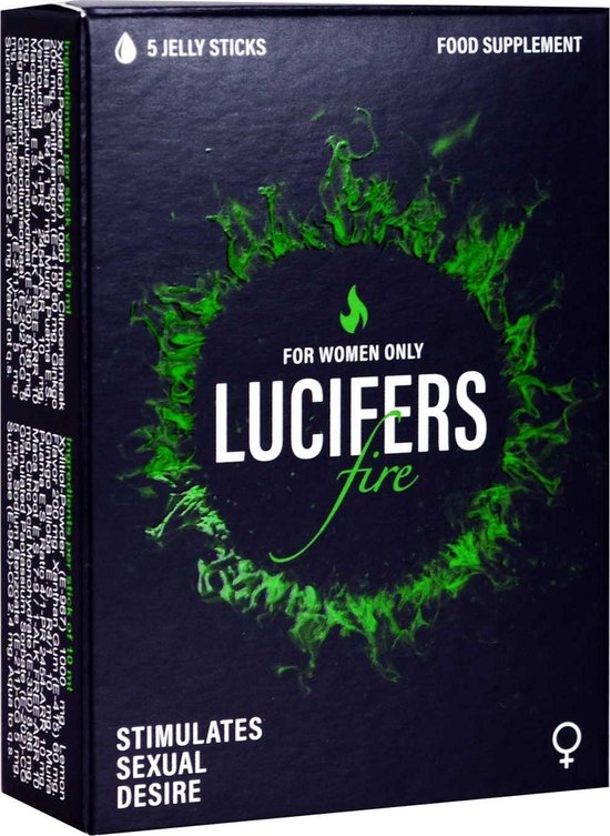 Lucifers Fire - Jelly Sticks - Lustopwekker - 5 sachets