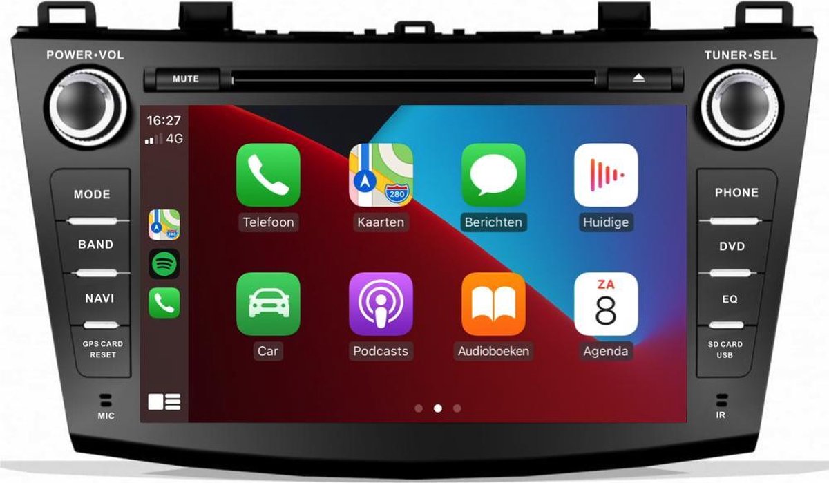 Mazda 3 Carplay Android 13 | 2010 t/m 2013 | 4+64GB