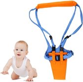 Doodadeals® | Baby Looptrainer | Baby Walker | Baby Harnas | Loophulp Baby | 8 – 14 Maanden | Oranje – Blauw