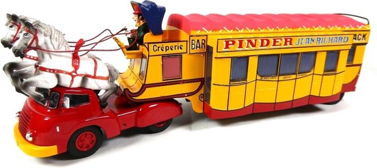 IXO 1:43 - Model truck (2) - Camion + Remorque Bar Crêperie