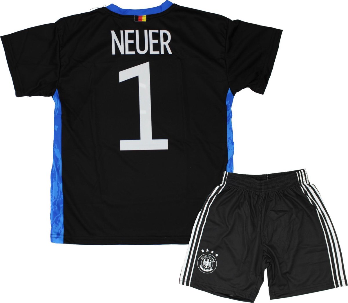 Neuer| Keepers Tenue 2021-2022 | Replica Voetbal Shirt + broekje set - Duitsland EK/WK voetbaltenue - Maat 140