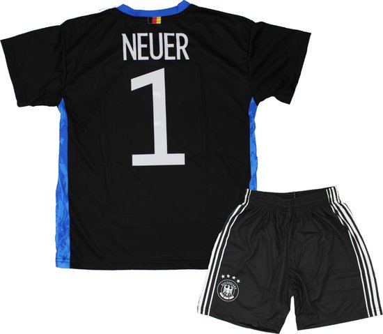 Oraal Onbekwaamheid belediging Neuer Keepers Tenue Voetbal Shirt + broekje set - Duitsland EK/WK  voetbaltenue - Maat 116 | bol.com