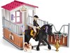 foto van Schleich Horse Club - Paardenstal met Horse Club Tori & Princess - Speelfigurenset - Kinderspeelgoed voor Jongens en Meisjes - 5 tot 12 jaar