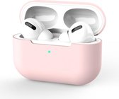 Beschermhoes voor Apple Airpods Pro - Roze - Siliconen case geschikt voor Apple Airpods Pro
