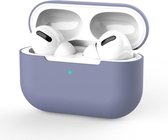 Beschermhoes voor Apple Airpods Pro - Donker Blauw - Siliconen case geschikt voor Apple Airpods Pro