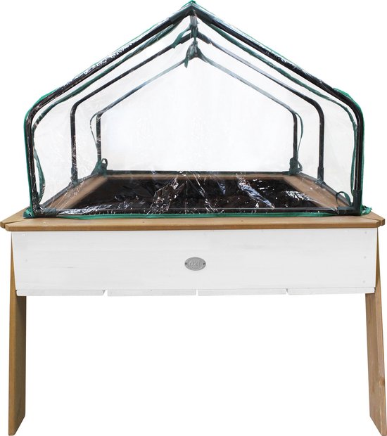 HOMCOM 2-in-1 poef, fluweelachtige stof, opbergruimte, afneembare deksel, 44 cm x 47,5 cm