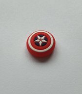 Siliconen Joystick Caps - Duimgrepen - Extra Grip - Avengers Captain America - Key Bescherming - Thumb Sticks - 1 Stuks - Nintendo Switch