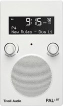 Tivoli Audio - model PAL+ BT - model 2021 - by Bluetoolz® -  Draagbare radio met DAB +, FM radio en Bluetooth - Wit - *** met drie jaar garantie ***