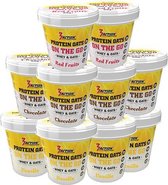 3Action 10x Protein Oats MIX 90 gr (4x Vanilla - 4x Chocolate - 2x Red Fruit)