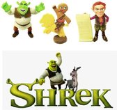 Shrek speelset - 3 speelfiguren - Shrek - Gingerbread - Repelsteeltje - Dreamworks - 7cm