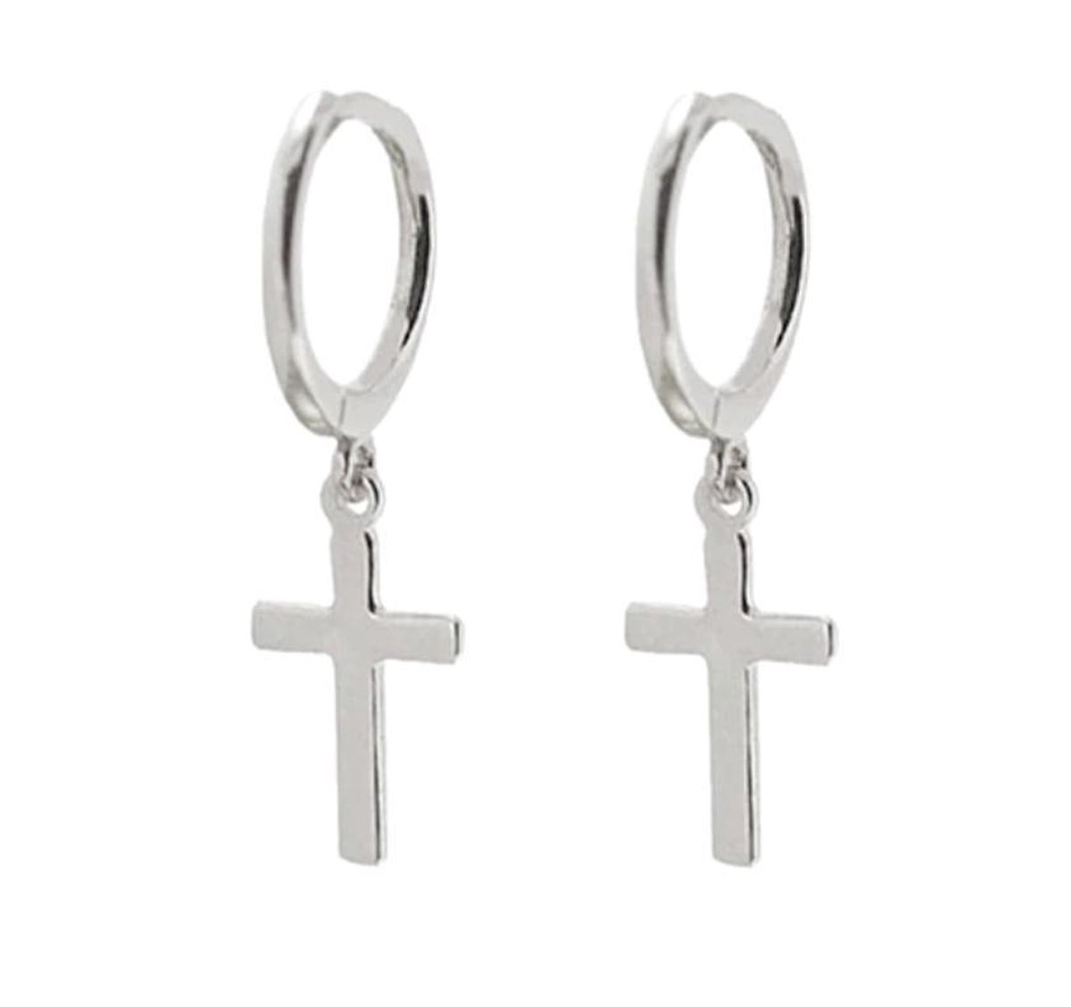 Zilveren oorbellen zirkonia 6 mm rond - Oorknopjes