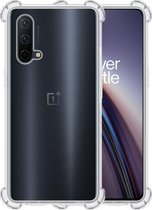 Hoesje Geschikt voor OnePlus Nord CE Hoesje Shockproof Case Siliconen - Hoes Geschikt voor OnePlus Nord CE Hoes Cover Siliconen - Transparant