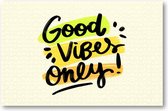 Good Vibes Only Quote - 1000 Stukjes puzzel voor volwassenen - Minimalist - Tekstposters - Inspiratie