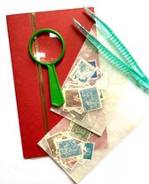 Postzegels verzamelen beginners setje Groen