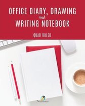Office Diary, Drawing and Writing Notebook Quad Ruled
