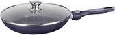 Imperial Collection Marmeren Coatingpan - Koekenpan van 28 cm met Afneembaar Handvat