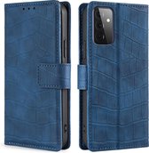 Telefoonhoesje Samsung Galaxy A72 | Hoogwaardig Pu Leren Bookcase | Pasjeshouder | Luxe Uitstraling | Blauw