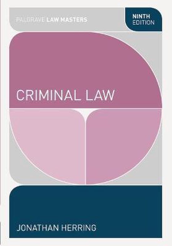 Criminal Law - cover