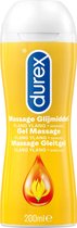 Durex Massage Olie en Glijmiddel 2-in-1 - Sensual met Ylang Ylang - 200ml