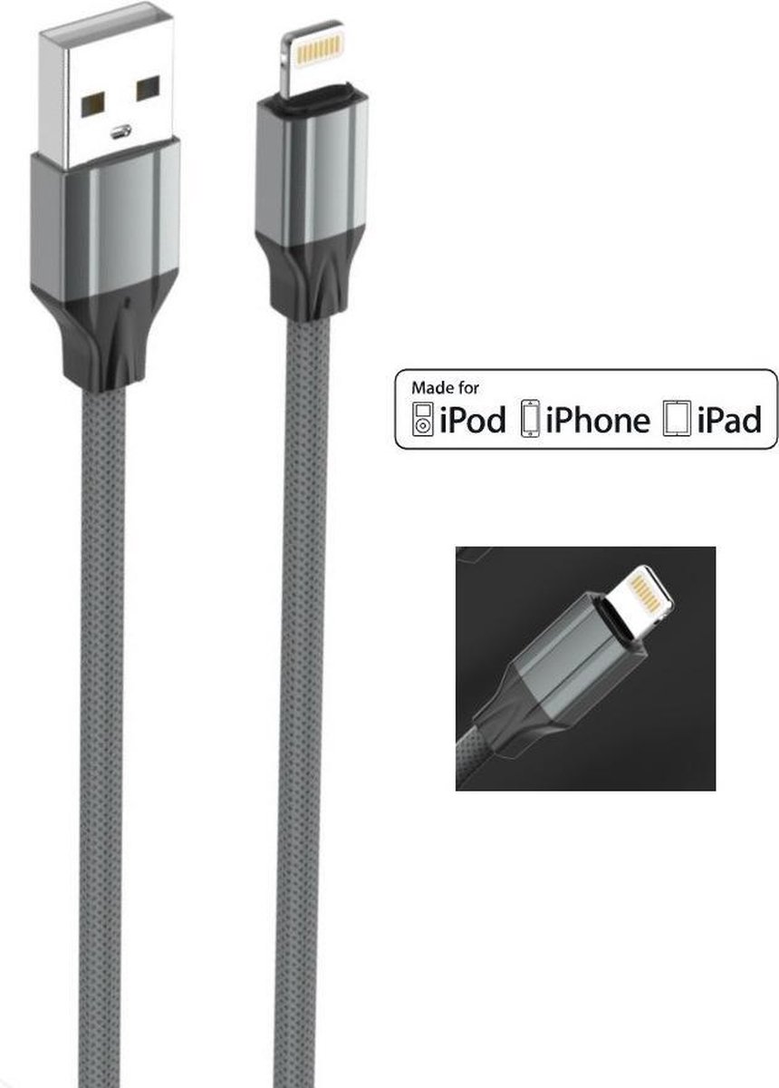 Kabel lightning iphone Ls441 Fast Charging Data Cable With Output 2.4A Ios 13 macbook Ipad pro Iphone x 11 12 pro max