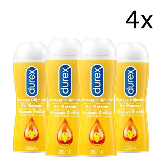 Durex Massage Olie en Glijmiddel 2in1 Sensual met Ylang Ylang