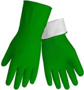 KleenMe Huishoudhandschoen -  voor algemeen gebruik - Rubber - Groen - Maat M - 1 paar