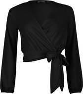 Lofty Manner T-shirt Top Lauren Mo07 1 Black Dames Maat - S