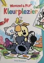 Woezel & Pip Kleurplezier - kleurboek - 32 pagina's kleurplezier!