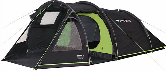 High Peak Atmos 3 Tunneltent - Donkergrijs - 3 Persoons — afbeelding 2