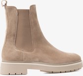 VIA VAI Alexis Zarah Chelsea boots dames - Enkellaarsjes dames - Beige - Maat 40