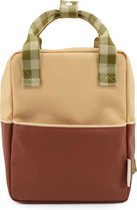 Rugzak Small Colorblocking Fig Brown