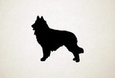 Tervuerense herder - Silhouette hond - S - 45x50cm - Zwart - wanddecoratie