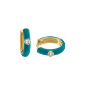 Favs Dames Hoops 925 sterling zilveren zirconia 2 One Size 88182413