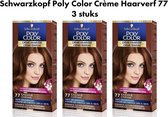 Schwarzkopf Poly Color Crème-Haarverf 77 - 3 stuks