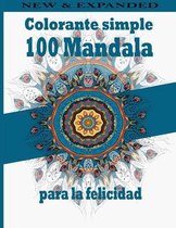 Colorante simple 100 Mandala para la felicidad