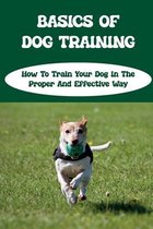 Basics Of Dog Training: How To Train Your Dog In The Proper And Effective Way