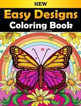 Easy Designs Coloring Book Large Print