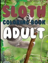 Sloth Coloring Book For Adult