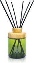 WOO Parfum Diffuser - Geurstokjes - Groen - Geur: Tranquility - 100ml - Duurzaam Design - Message in a Bottle