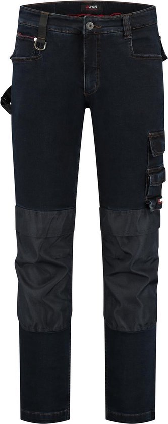 KRB Workwear® CARLOS Stretch Werkspijkerbroek Denim DarkW32/L30