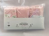 Promise - Sweet Basics Midi-Slip 3-Pack Flores - maat XL - Roze