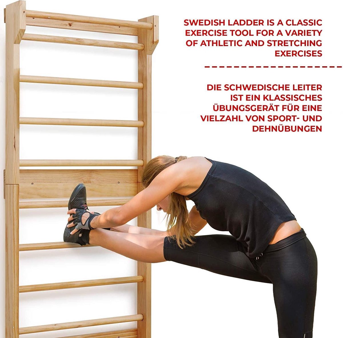 Wallbars Noyer 10 barres Nohrd -Espalier bois -DeclicFitness